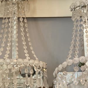 Pair of vintage crystal sconces 