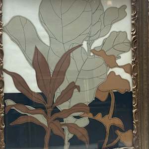 Original framed botanical collage 