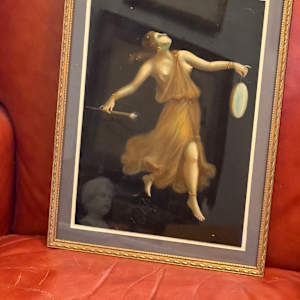original painting on paper classical Italian, Image 1.