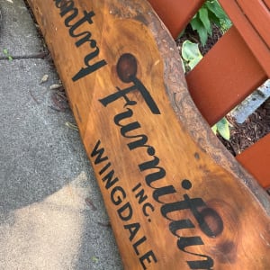 Large vintage Furniture sign "HUNT COUNTRY FURNITURE" 