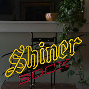 Shiner Bock beer neon sign, Image 2.