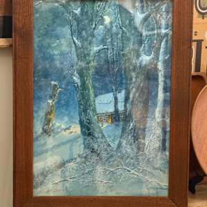 Framed original watercolor by Gulbrand Sether 