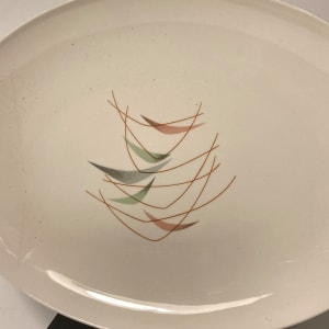 Vintage oval 13" Swing time platter 