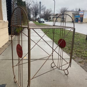 Vintage Trade Mark metal store display 