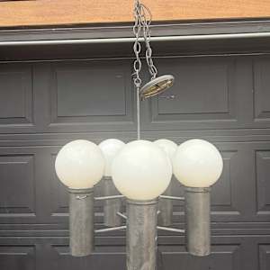 Mid century modern light fixture, Image 3.