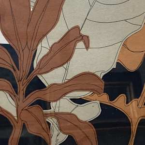 Original framed botanical collage 