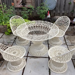 Russell Woodard patio set 