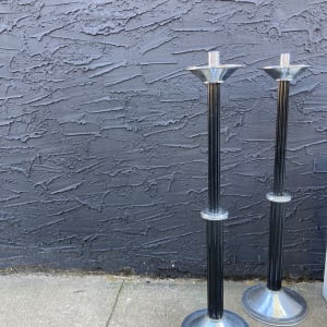 art deco candle stands 