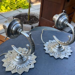 Pair of art deco wall sconces 