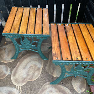 Small garden bench 