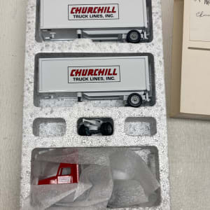 Churchill die cast toy semi truck 