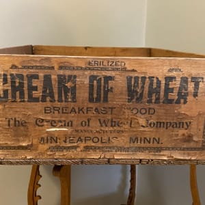 Wooden Cream of Wheat box 