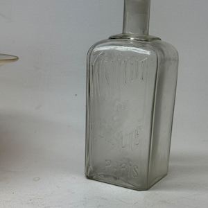 Vintage Paris glass bottle 