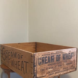 Wooden Cream of Wheat box 