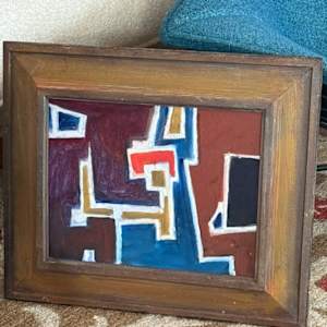 Original abstract painting by William Dietrichson 