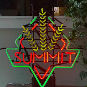 Summit beer neon sign, Image 2.