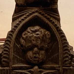 Figural Art Deco table lamp 