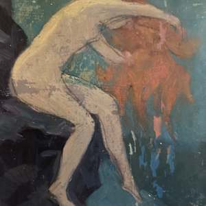 Original painting on board by George Raab