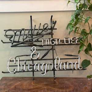 Miller Chicagoland neon light (as is), Image 2.