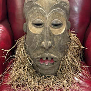 vintage Lega or Chokwe mask 