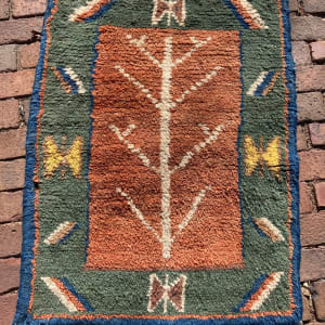 Iranian hand tied tribal rug 