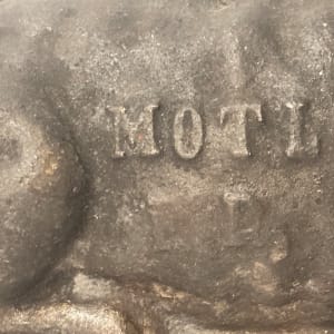 vintage cast MOTL lamb bread mold 