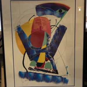 Large limited Edition Brightly colored abstract Print 