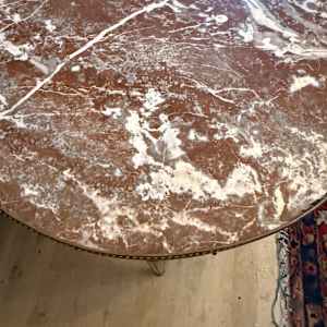 Marble top side table 