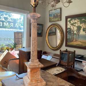 Marble table lamp 