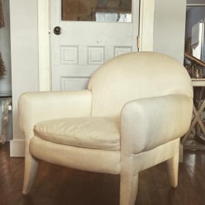 Post modern Swaim chair designed by John Mascheroni 
