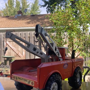 vintage TONKA orange Tow truck 