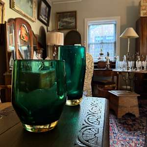 Murano Sommerso art glass vase