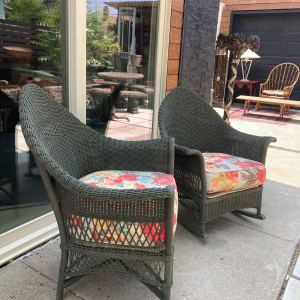 Vintage Wicker rocking chair 