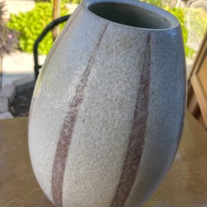 Japanese mid century modern pottery vase 