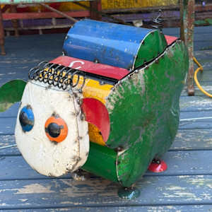 metal garden sheep, Image 2.