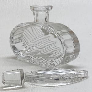 vintage CZECH Art Deco perfume bottle 