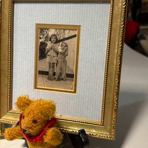 framed vintage photograph 