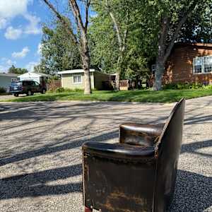 Bradington Young Art Deco style chair 