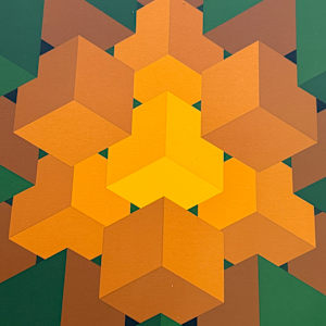 unframed Halsey serigraph 