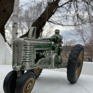 Vintage Ertl toy John Deere tractor 