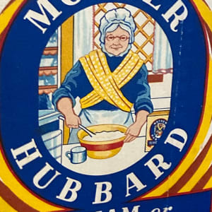 Mother Hubbard vintage tin 