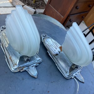 Art Deco wall sconces 