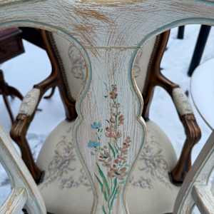 Painted country style chair 