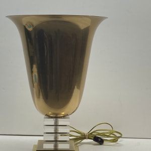 Frederick Cooper brass bell table lamp 