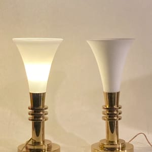 Bass Post modern industrial table lamps 