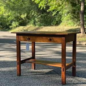 Stickley brothers mission oak desk 