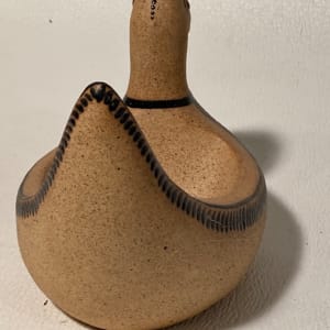 Mexican pottery open backed duck 