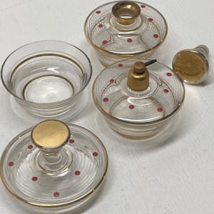 Art Deco Perfume dresser set 