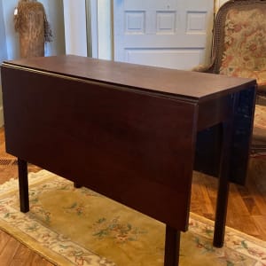 Early American Chippendale drop leaf table 