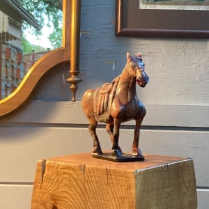 vintage soap stone horse 